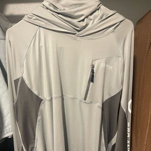 Magellan pullover hoody with face cover mens size Xl pro angler longsleeve